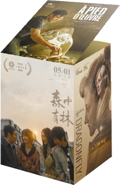 法国影片《执笔》海报 中国影片《森中有林》 英国影片《危情蜻蜓》